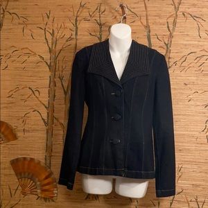 Denim Tuxedo Pants Jacket Suit